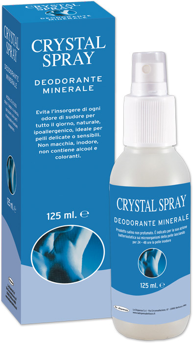 Deodorante Naturale Allume Spray 125ml Puro 100%