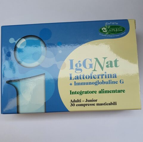 IgGNat Lattoferrina  e Colostro compresse